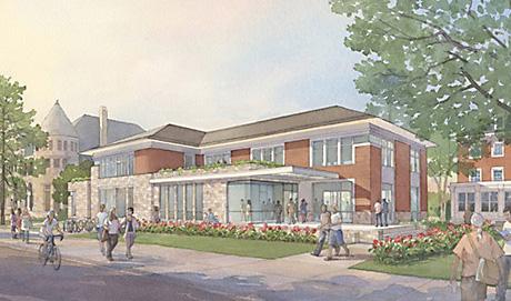 rendering of the new trotter building